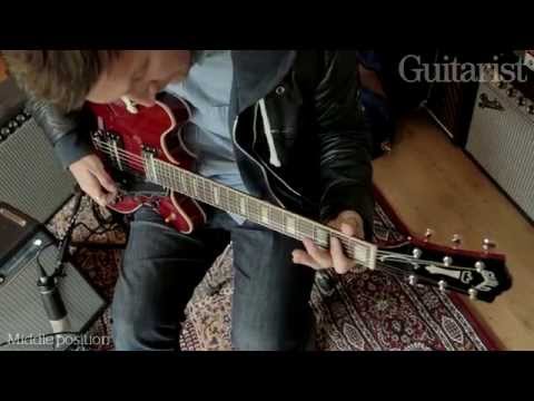 Guild CE-100D Capri with Bigsby & Starfire V with Bigsby electric guitar demo