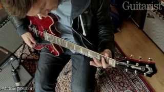 Video thumbnail for Guild CE-100D Capri with Bigsby & Starfire V with Bigsby electric guitar demo by Guitarist
