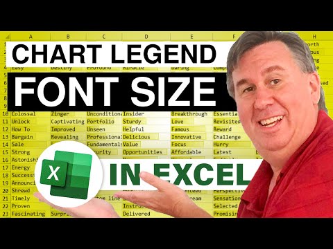 Learn Excel - Chart Legend Font Size - Podcast 1794