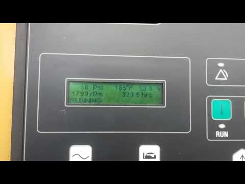 Caterpillar C6.6 Diesel Generator Load Test