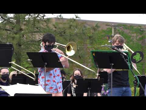 WLHS Senior Trombone Quartet   Tokyo Triptych mvt1 Shinjuku