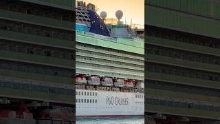 P&O Ventura Sets Sail from PortMiami 🛳️ #cruise #travel #vacation #dream
