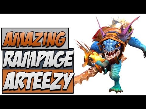 Road to Kiev Major | EG.Arteezy's Slark with Amazing Rampage 7.14