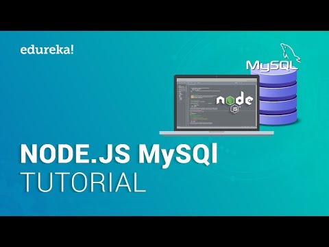 Node js MySQL Tutorial | Building CRUD App with Node js Express and MySQL | Edureka