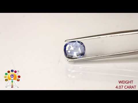 Blue Sapphire 4.07ct. (Super Luxury) video