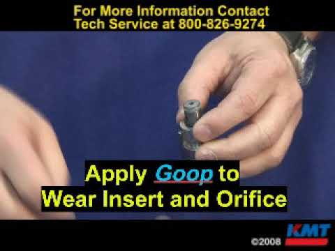 KMT WaterJet Autoline II Cutting Head Inspection Assembly