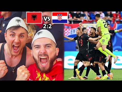 WAS FÜR EIN SPIEL! 😍 Albanien vs Kroatien 2:2 🔥 Stadion Vlog 🏟️⚽