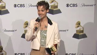 GRAMMYs: Harry Styles' Full Backstage Interview