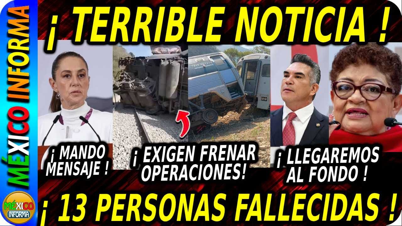 ¡TERRIBLE NOTICIA! SHEINBUAM LO CONFIRMA: 13 PERSONAS FALLECIDAS TRAS ACCIDENTE. FGR ABRE CARPETA.