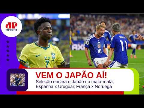 BRASIL E JAPÃO DUELAM NO MATA-MATA; DIA DE ESPANHA E URUGUAI; MBAPPÉ EM CAMPO | BASTIDORES DA COPA