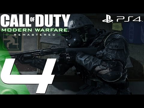 Call of Duty Modern Warfare Remastered (PS4) - Gameplay Walkthrough Part 4 - Shock and Awe