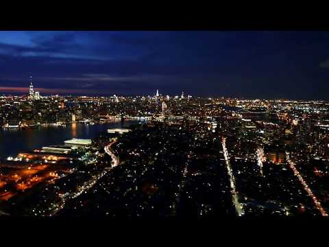 New York City: Brooklyn at Night (aerial)