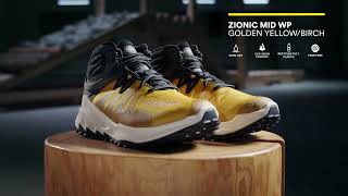 ZIONIC MID WP MEN, golden yellow/birch