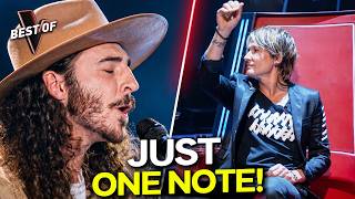 ONE Piano Note And The Coaches Already Knew | The Voice