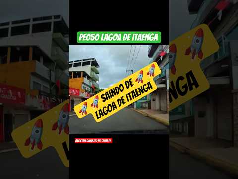 Saindo de Lagoa de Itaenga