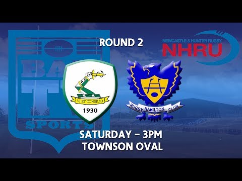 2018 NHRU Round 2 Prem 1 - Merewether Calton v Hamilton Hawks