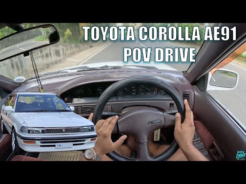 Toyota Corolla AE91 POV Drive and Review