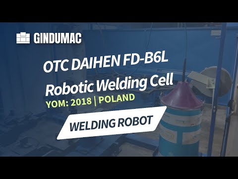 ➤ Used OTC Daihen FD-B6L Robotic Welding Cell | Robot