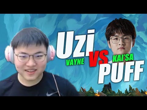 UZI| When UZI Vayne goes up against IG Puff Kai'Sa (INTENSE LANE)
