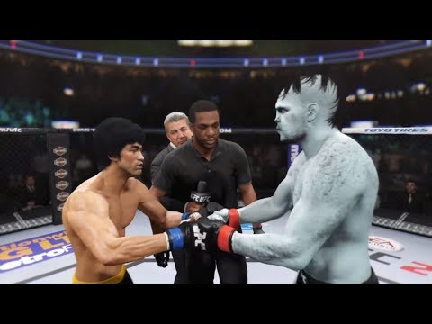 Orc vs. Bruce Lee (EA sports UFC 2) - CPU vs. CPU