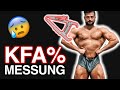 SCHEISSE bin ICH zu FETT für Bodybuilding ?! | KFA MESSUNG