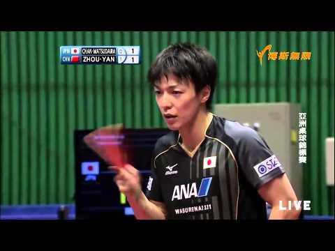 2013 Asian Championships (md-qf) Yan An / Zhou You - Matsudaira K. /Chan K. [Full match|HQ]