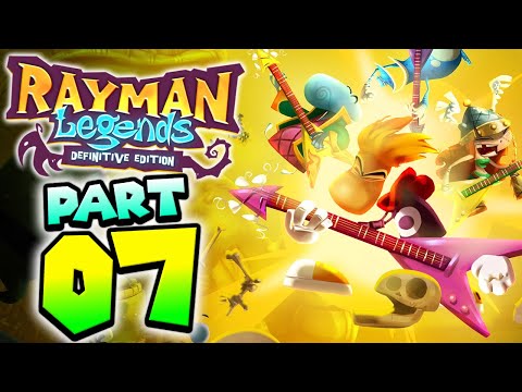 Rayman Legends: Definitive Edition (Switch) 100% Walkthrough PART 7 - LIVING DEAD PARTY