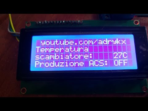 Arduino Termostato fai da te DS18B20 relè e display