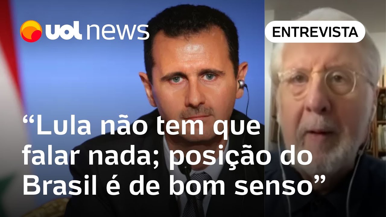 Síria: Lula faz bem em não falar sobre Assad, diz presidente de comissão independente da ONU
