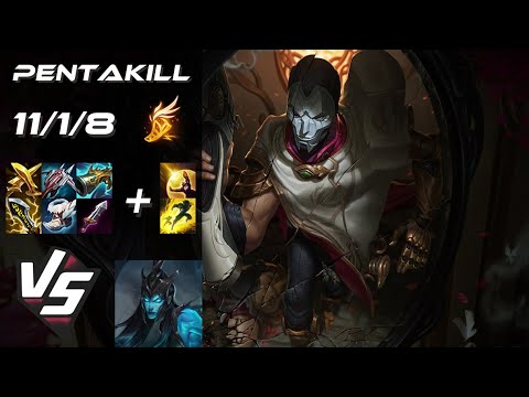 BOTTOM Jhin vs Kalista [PENTAKILL] - EU Grandmaster Patch 14.11