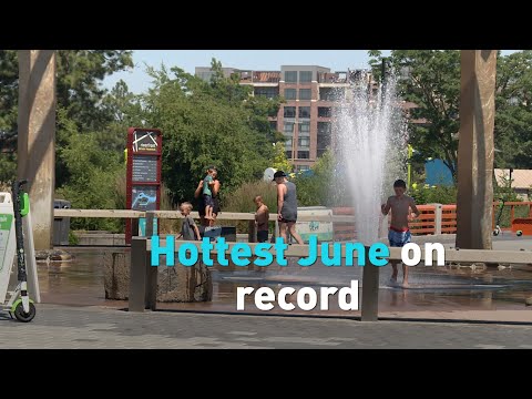 North America experiences hottest June on record