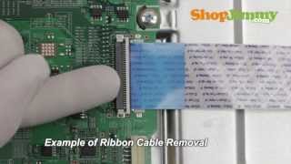 LG LCD TV Repair - How to Replace 6871L-2045A T-Con Board - How to Fix LCD TVs