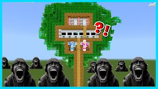 Download lagu MIPAN & ZUZUZU BUAT RUMAH POHON PALING AMAN VS SCP KID 67 DI MINECRAFT SURVIVAL! SEREM BANGET mp3