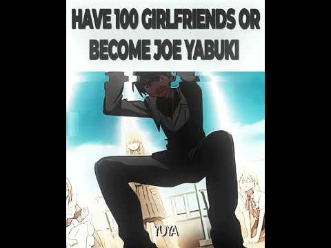 Have 100 girlfriends our become Joe Yabuki?  #edit #anime #ashitanojoe