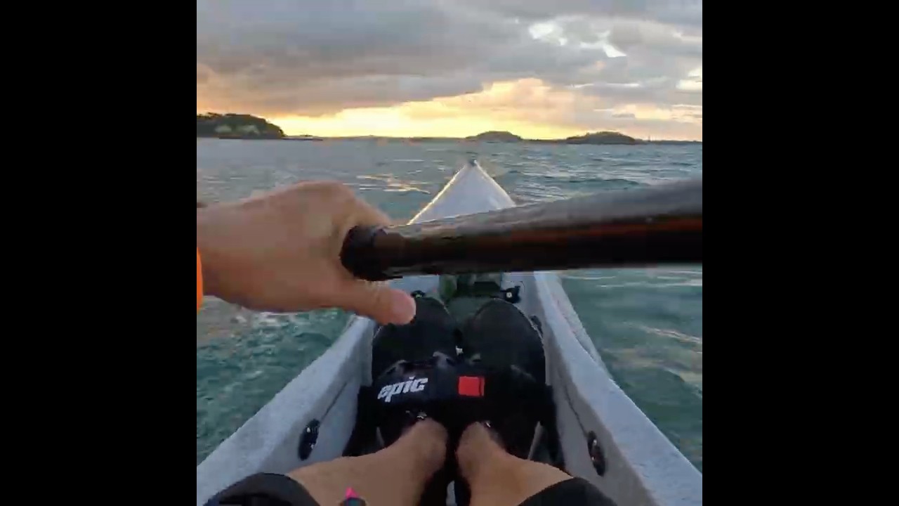 Beautiful sunset sky #surfski #sunsetphotography #paddler #newzealand