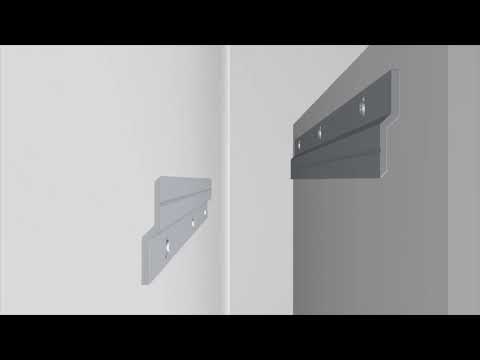 The Z-Bar suspension Rails for hanging frames, mirrors and cabinets - Perfect-Hangingsystems.co.uk