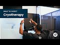 Overview of what to expect during a Cryotherapy session at Restore Hyper Wellness.