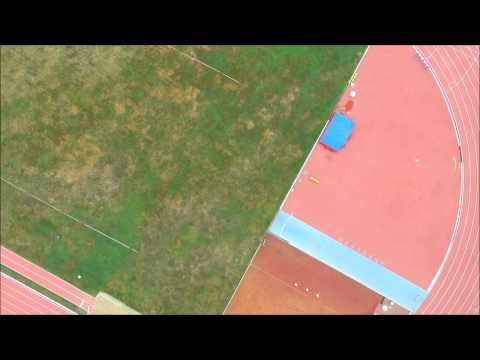 Stadion lekkoatletyczny montaż test