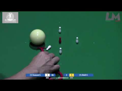 Vannacci Enrico VS Zitelli Cristian | Campionato Italiano Biliardo 2016/2017(Torino)