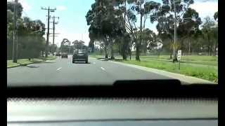 Driving in melbourne, preston to south morang, north via plenty road, VN V8 wagon