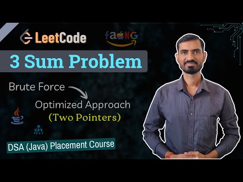 3Sum Problem Explained | Brute Force → Optimized Solution | LeetCode 15 (Java)