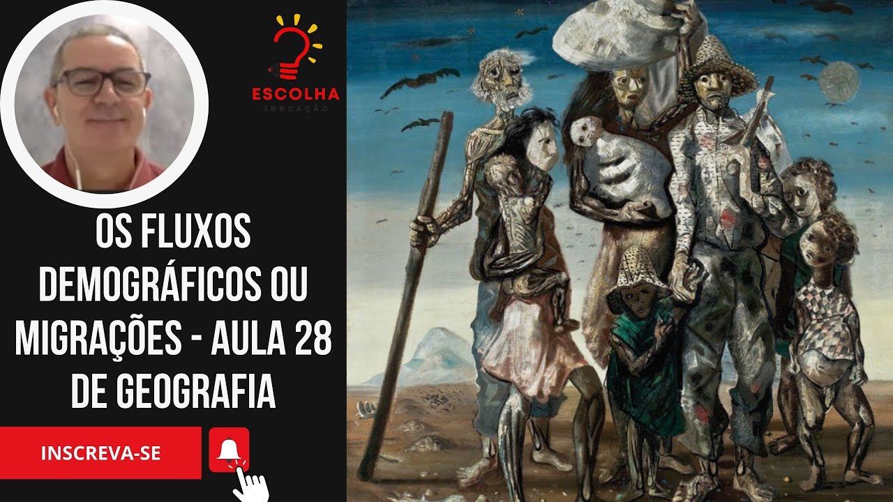 Os fluxos demográficos ou migrações - Aula 28 de Geografia