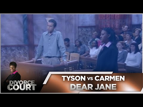 Divorce Court OG - Tyson vs. Carmen - Dear Jane - Season 1, Episode 209
