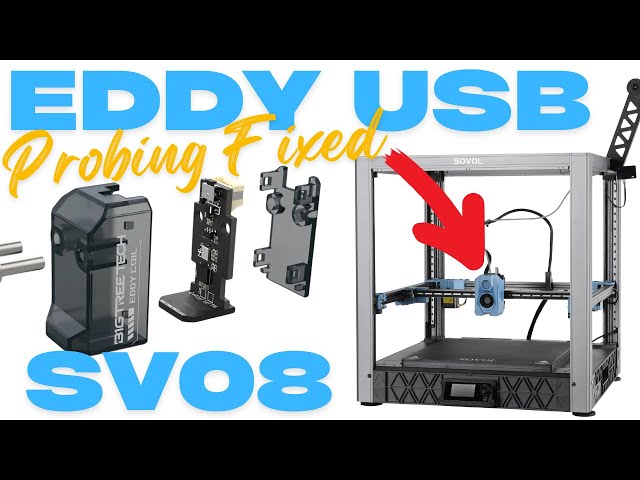 Vídeo relacionado con Nicear Sensor de nivelación automática de cama Eddy Duo V1.0 para puerto USB o Manta M8P+CB1 conectada. Compatible con la mayoría de las impresoras 3D del mercado.
