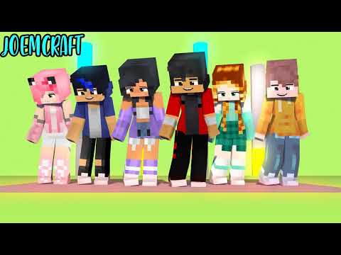 COUPLE DANCE | KC, EIN, APHMAU, AARON, NOI, KIM | HERO TONIGHT | SHUFFLE DANCE - Minecraft Animation