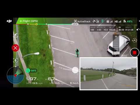 DJI Mavic 2 Zoom Active track 2.0 on Boosted board Performance:Walk-through!