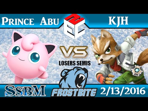 Frostbite SSBM - Prince Abu (Jigglypuff) vs KJH (Fox) LS