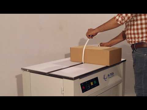 Semi automatic carton strapping machine, 1.5 sec/strap