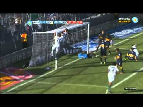 San Martín de San Juan 6 - 1 Boca - Fecha 9 Torneo final 2013