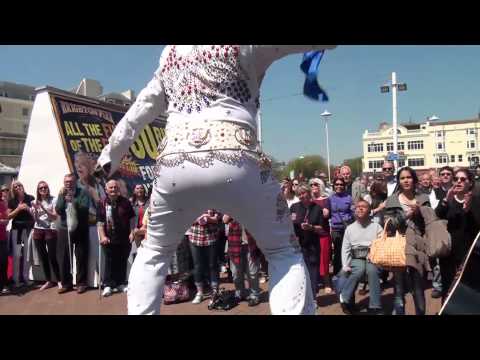 Elvis Shmelvis on Brighton Pier 2013  - Viva Las Vegas